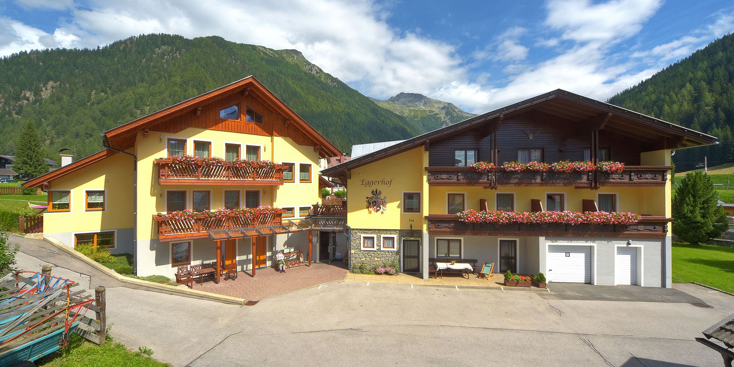 L'Hotel Eggerhof dall'esterno